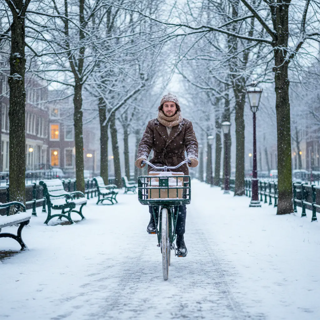 Winterse fietstochten