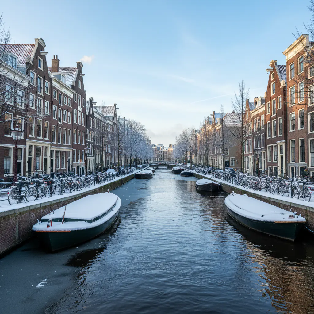 Amsterdam in de winter